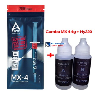 Combo Keo tản nhiệt Mx 4 4gram + Hy220