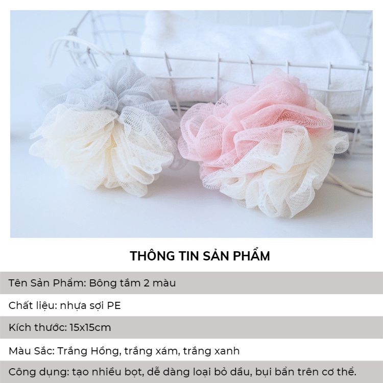 Bông Tắm Tạo Bọt Siêu Mềm