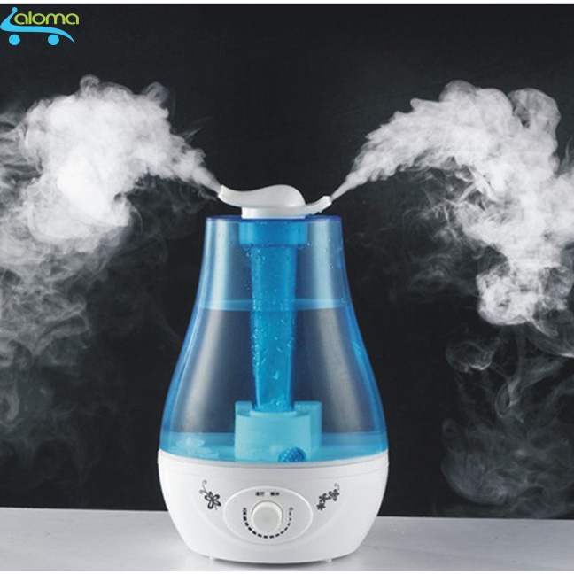 Máy phun sương siêu âm 3 lít Connie J204 tạo độ ẩm làm mát phòng - Tặng 3 móc dán trong