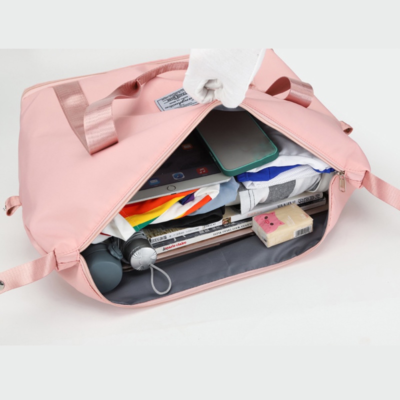 Ielgy Túi Xách Du Lịch Sức Chứa Lớn Có Bánh Xe Kéo Ngắn Cho Nữ