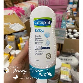 Sữa tắm Cetaphil Baby Gentle Wash & Shampoo 230ml (Úc)