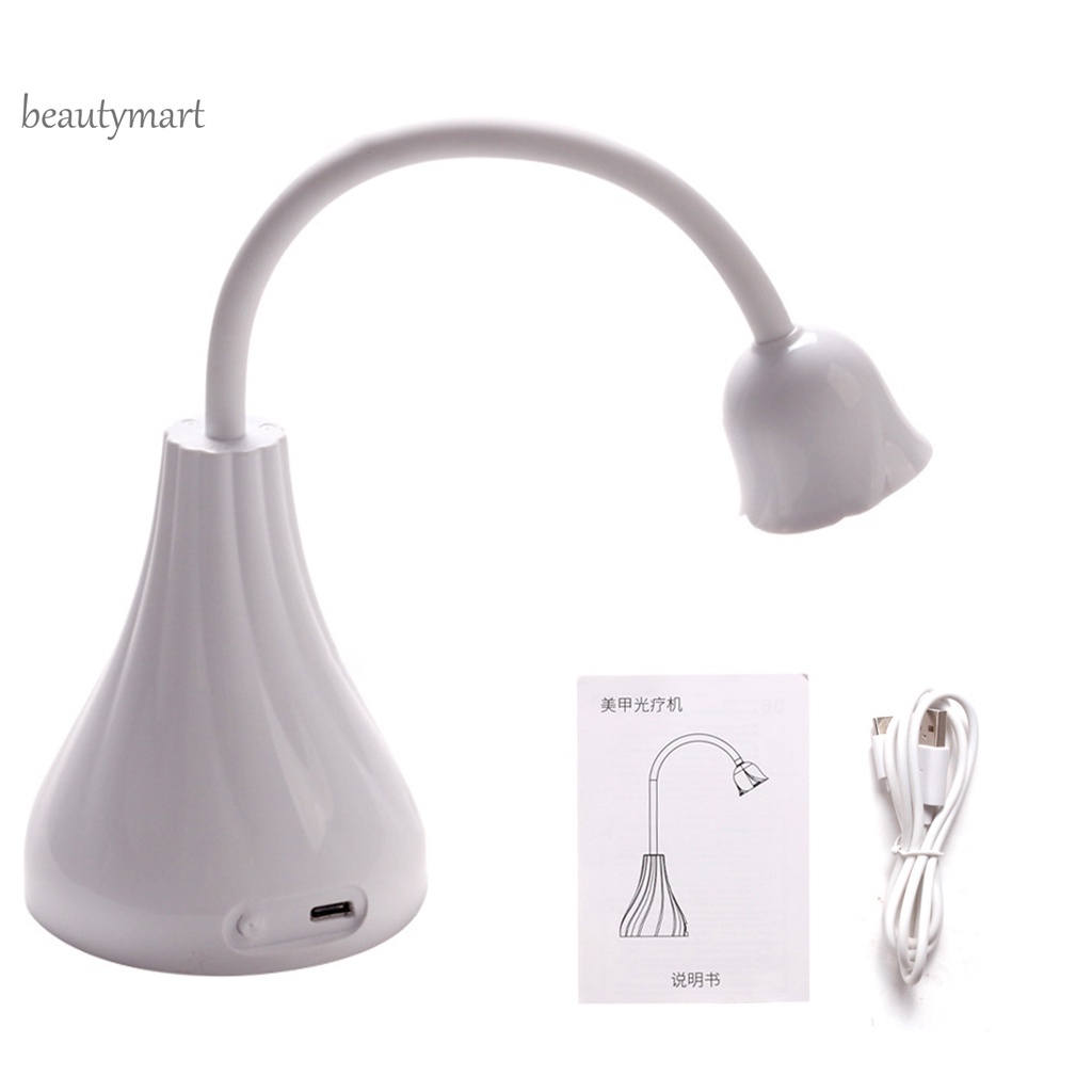 [Hàng mới về] Đèn có 6 hạt hình hoa sen dùng để hong khô keo / sơn móng tay nghệ thuật không gây đau đớn cho nữ