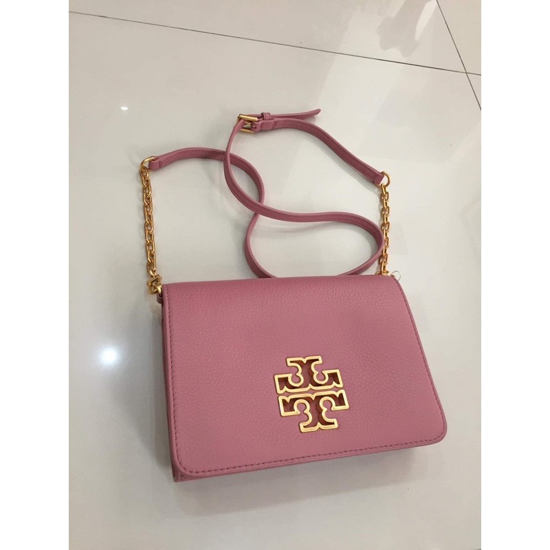Túi Tory Burch hồng siêu đẹp AUTHENTIC