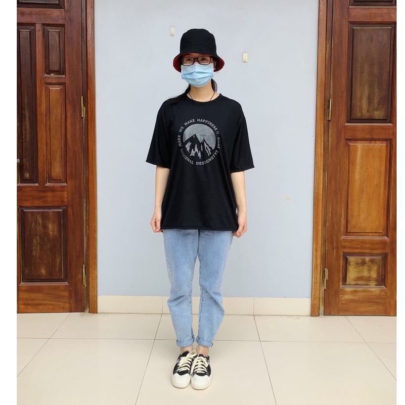 Áo thun phông nam nữ tay lỡ form rộng unisex co dãn 4 chiều chất mềm mịn ATL239