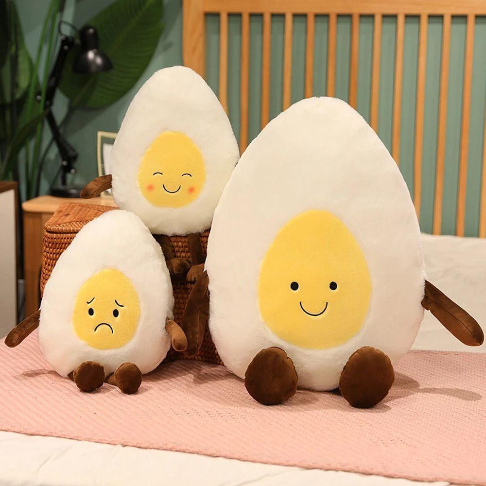 Đồ Chơi Nhồi Bông Hình Quả Trứng Luộc Ngộ Nghĩnh Cho Bé
