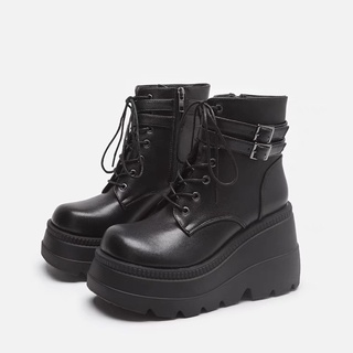 (ORDER) BOOTS ULZZANG ĐẾ CAO 2 LỚP 10CM - TRIFLE HIGH PLATFORM BOOTS0