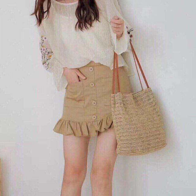 Chân váy thô đuôi cá (#990)_Xưởng May Quang Anh