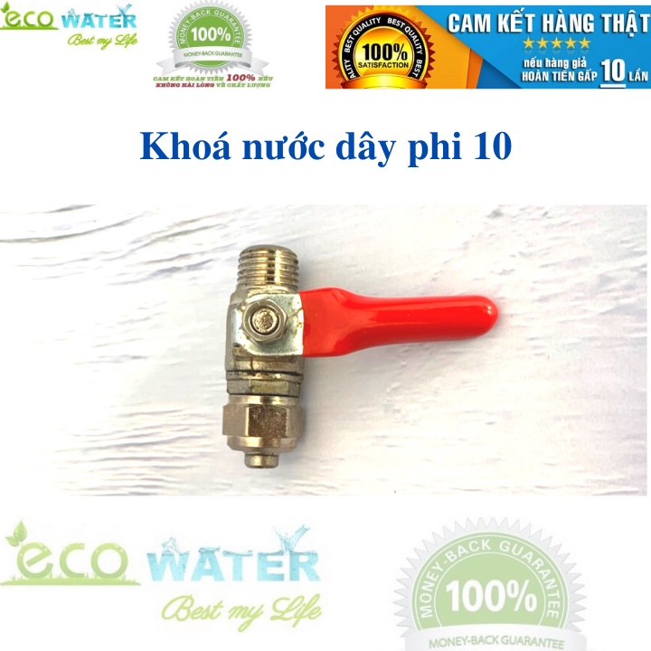 Khoá chia nước máy lọc nước phi 10 - Ecok001