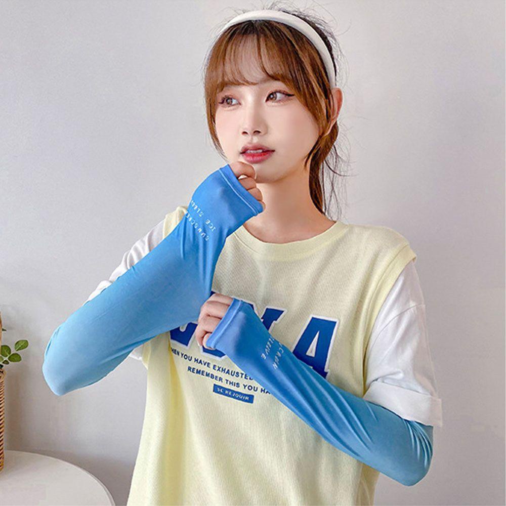 ZAIJIE24 Vỏ Bọc Cánh Tay Giữ Ấm Chống Tia UV Khi Chơi Thể Thao