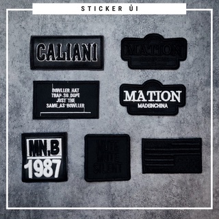 Sticker ủi áo cao cấp CÓ SẴN KEO ỦI,sticker path dán quần áo dùng làm miếng vá Quần Áo,vá áo phao,trang trí quần áo