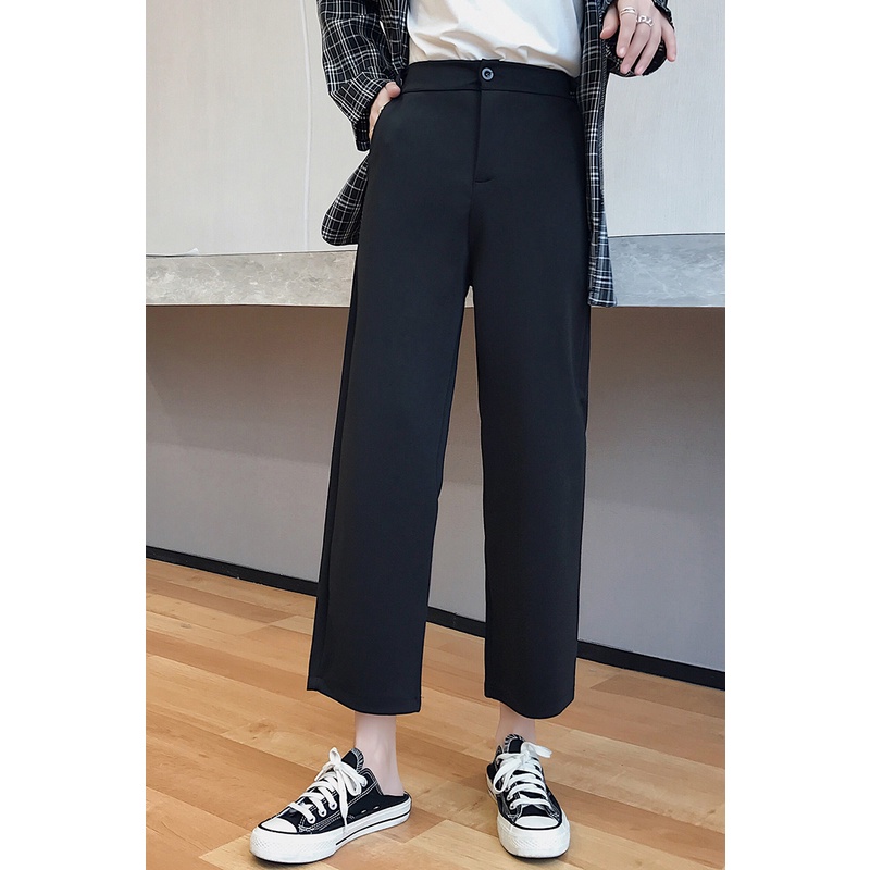 NRVP Quần Tây Lưng Cao Lót Nhung Thời Trang Thu Đông Cho Nữ