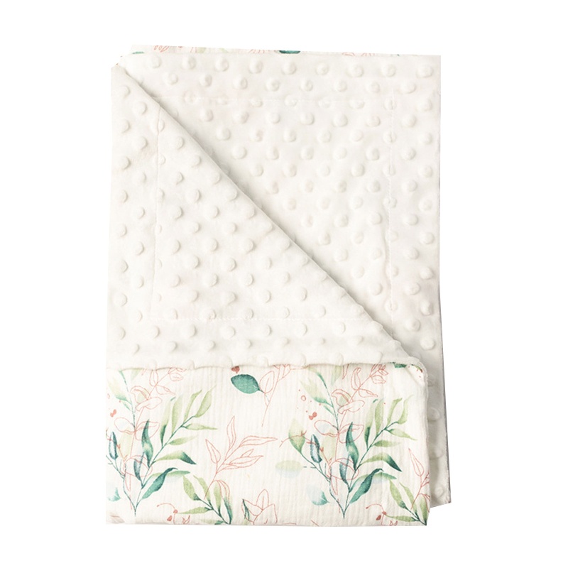 Chăn Cotton Mềm Mại In Họa Tiết Động Vật Dễ Thương Cho Bé Trai