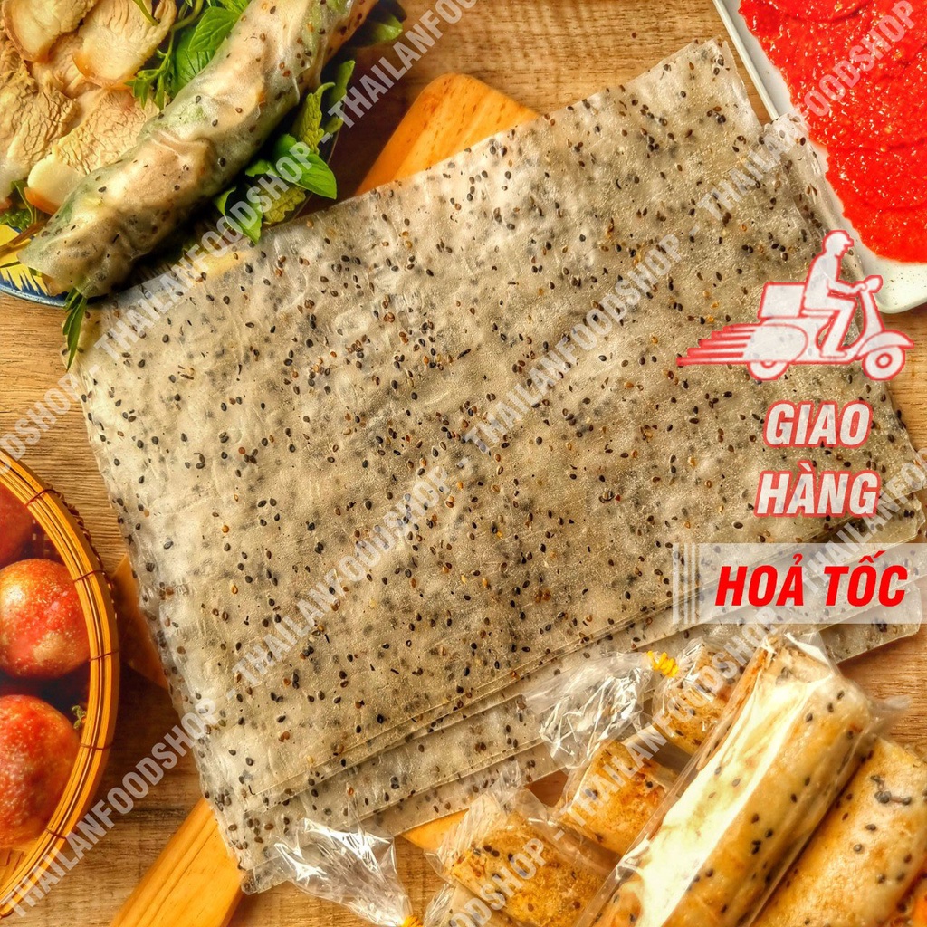 Bánh Tráng Mè Đặc Sản Phan Rang - Túi HCK 10 Cái