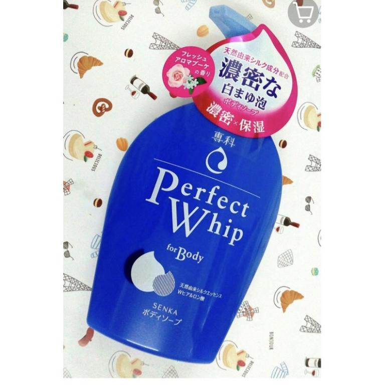 Sữa tắm tạo bọt Shiseido SenKa Perfect Whip For Body 500ml hương hoa hồng