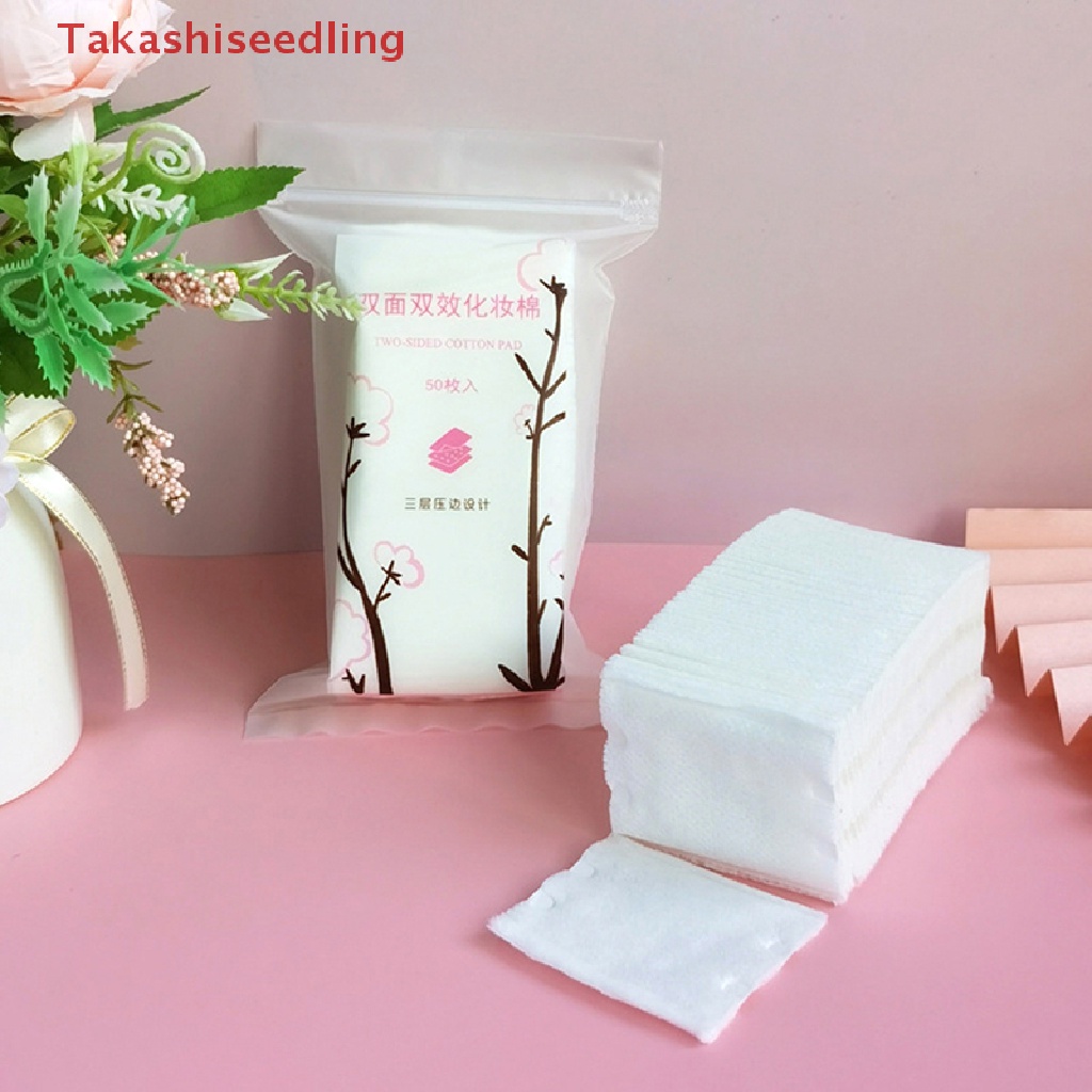 Túi 50 Miếng Bông Tẩy Trang Mềm Mại Có Thể Giặt Được