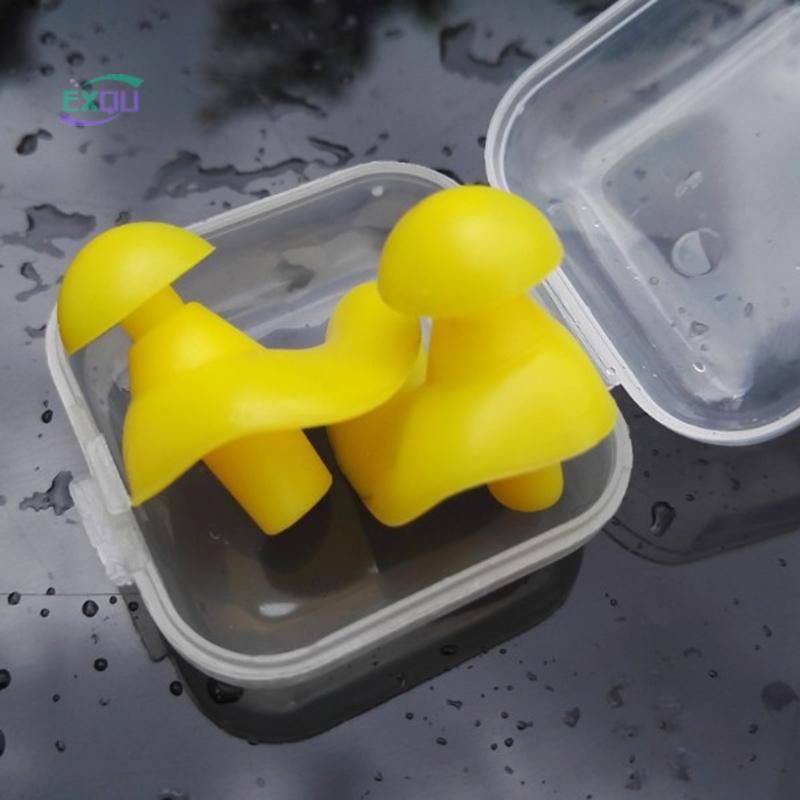 1 Cặp Nút Bịt Tai Chống Nước Chất Lượng Cao Tiện Lợi Dễ Sử Dụng Cho Người Lớn