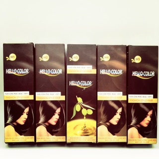 Kem nhuộm tóc thảo dược phủ bạc HELLO COLOR
