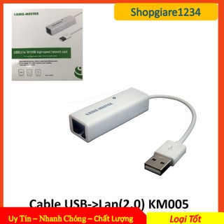 CÁP USB 2.0 RA LAN KINGMASTER KM005