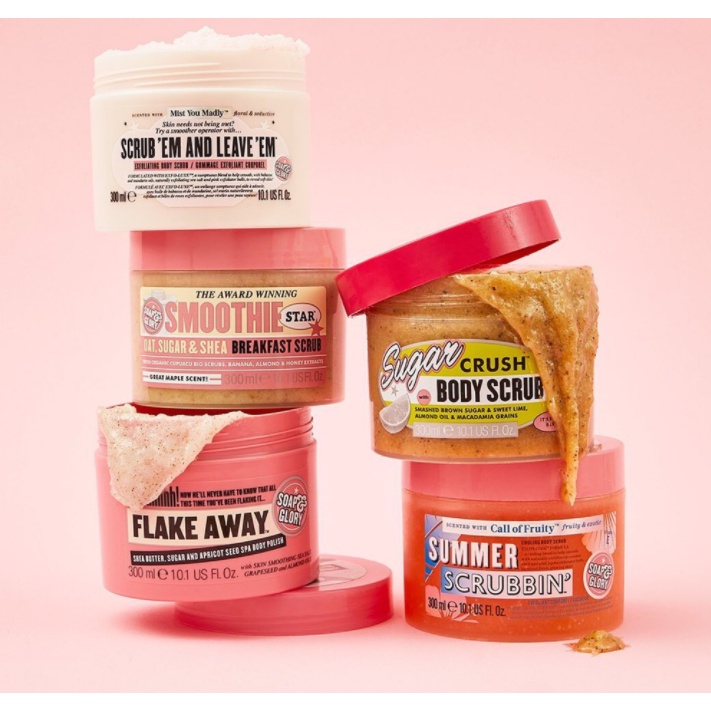 Tẩy tế bào chết body Soap and Glory Smoothie Star Breakfast Scrub 300ml