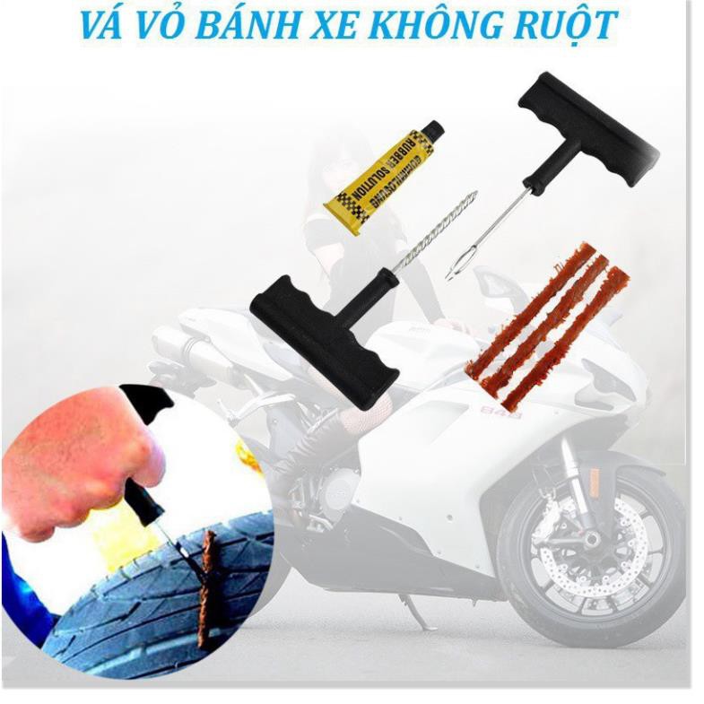 Vá xe di động Bộ Dụng Cụ Vá Xe Không Ruột Tiện Lợi, Nhỏ Gọn, Dễ Dàng Cất Giữ 3085