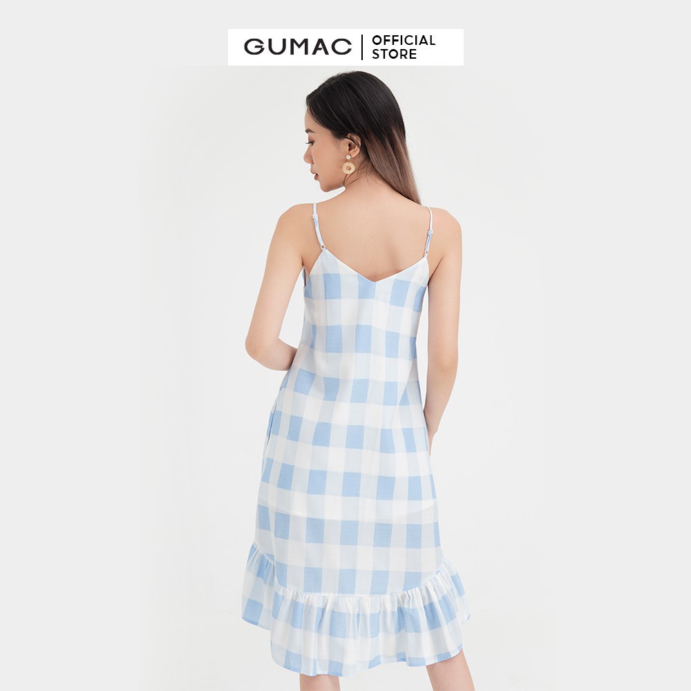 [Mã WABRGU55 giảm 12% đơn 99K] Đầm 2 dây phối bèo DB482 GUMAC | BigBuy360 - bigbuy360.vn