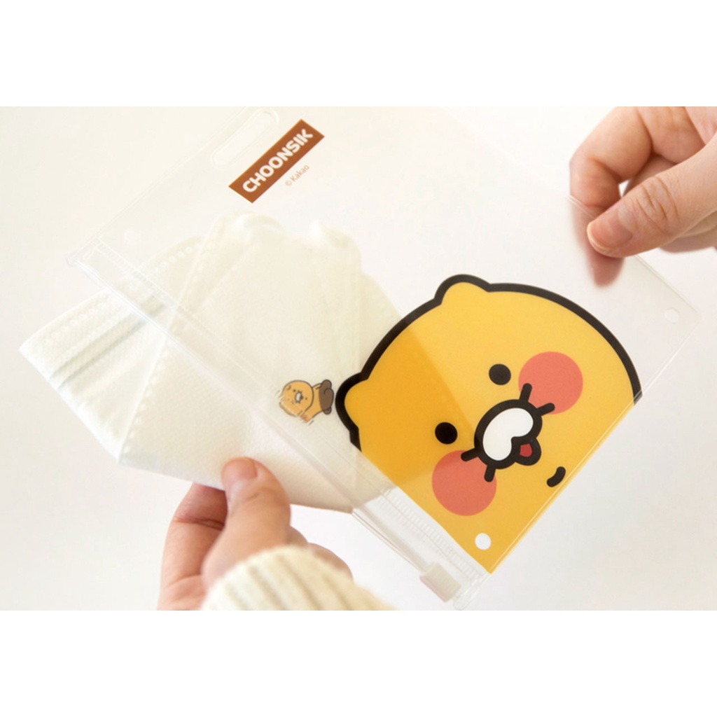 Set Dây Đeo Và Túi Đựng Khẩu Trang Kakao Friends Choonsik