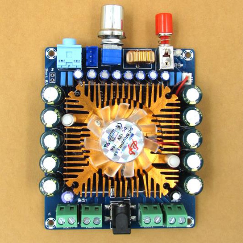 XH-M521 Car Four-channel 50W*4 HIFI Power Amplifier Board DC 12-16V TDA7850 Audio Amplifier Module