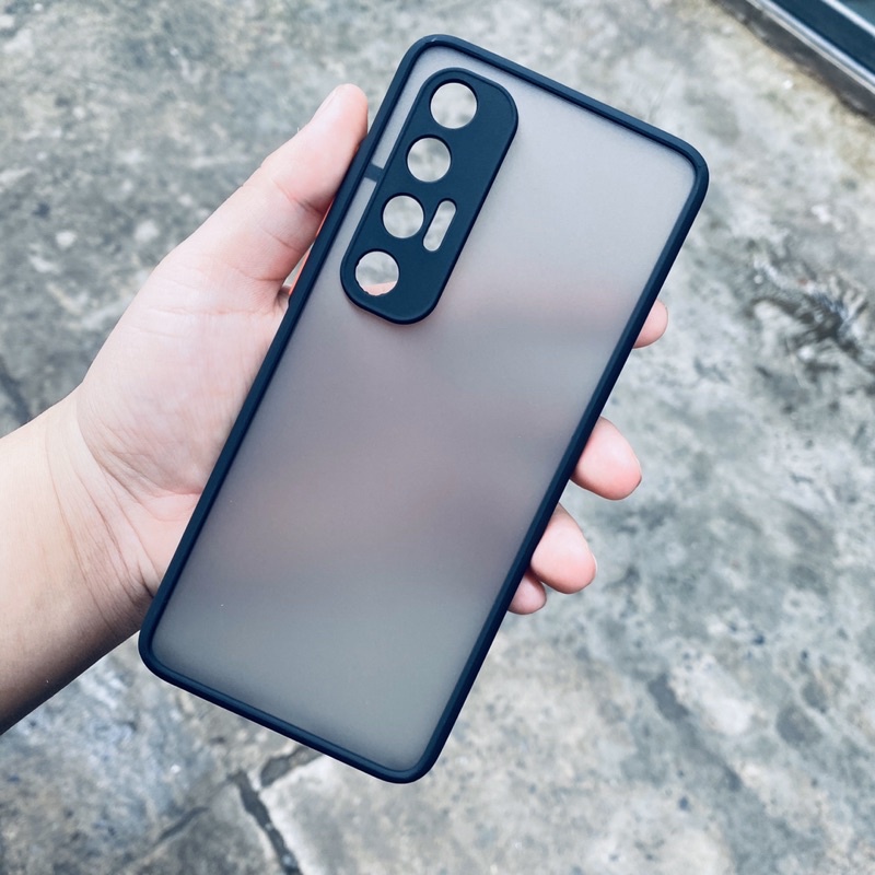 Xiaomi Mi 10S MI 10 S 5G Ốp lưng su non mặt lưng nhám viền màu chống sốc ốp điện thoại bảo vệ Camera sau