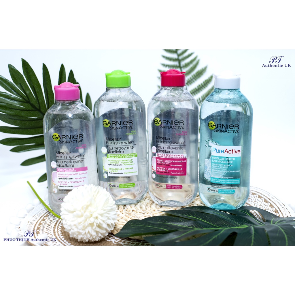 Nước Tẩy Trang Garnier Làm Sạch Sâu Lớp Trang Điểm 400 ml
