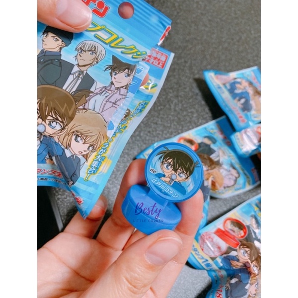 Pack CON DẤU nhân phẩm Detective Conan mới nhất gói nhân phẩm stamp Detective Conan ngẫu nhiên con dấu Conan Akai Amuro