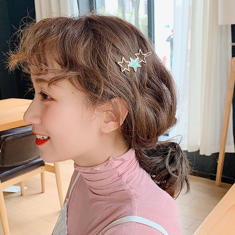 Kẹp tóc kim loại thiết kế đơn giản