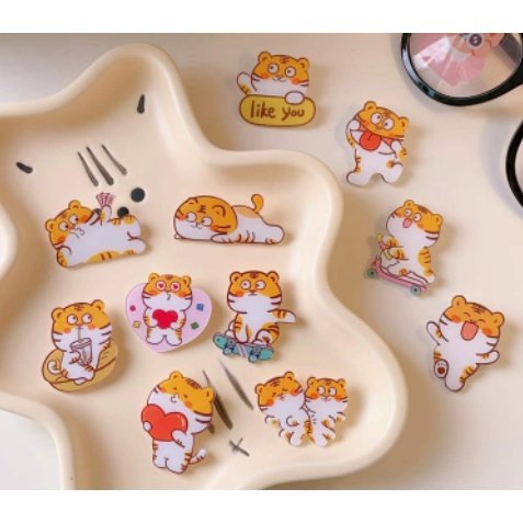 Huy hiệu hổ mập bò sữa HH4 giáng sinh đèn led