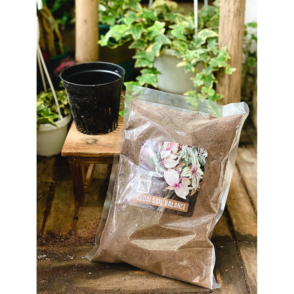 Hỗn hợp giá thể trồng cây cảnh, cây trong nhà (indoor plants) Codai Soil Balance (1,8 lít – 1kg)