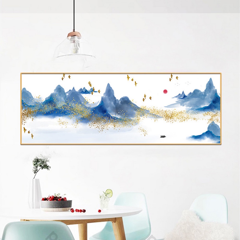 In hình ép gỗ Laminate TRANH TRUNG QUỐC - Mẫu 1 (1 Ngang 20x60, 30x90). In ảnh theo yêu cầu
