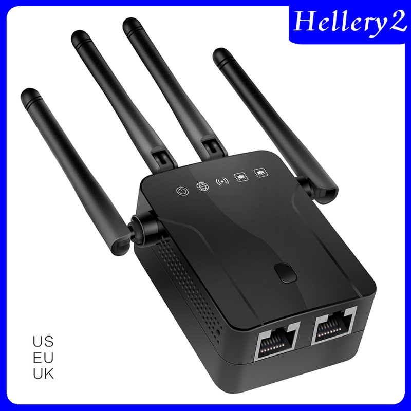Bộ Khuếch Đại Tín Hiệu Wifi 4 Ăng Ten Phích Cắm Us Hellery2 | BigBuy360 - bigbuy360.vn