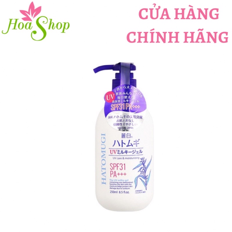 SỮA DƯỠNG THỂ BAN NGÀY CHỐNG NẮNG HATOMUGI SPF31 PA+++ NHẬT