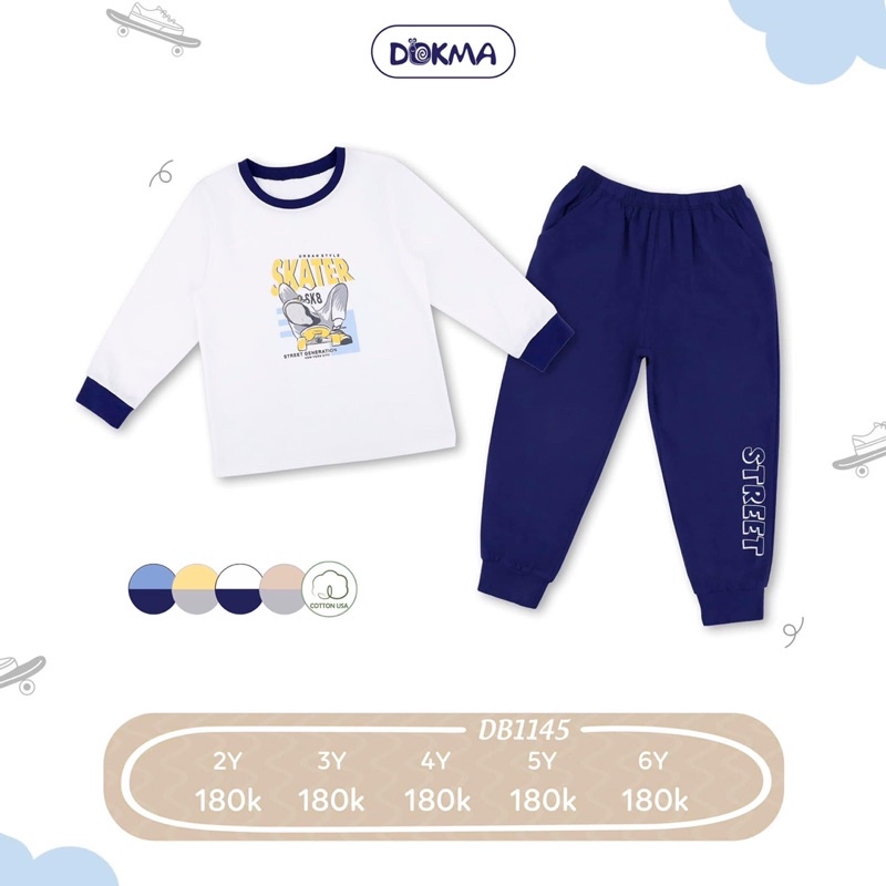 Bộ Dokma bé trai 2-6t