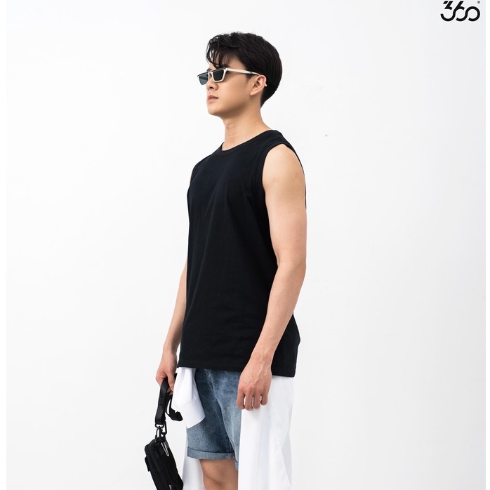 Áo tank top nam 360 BOUTIQUE ba lỗ thời trang - ABLTK201