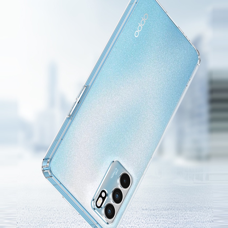 Ốp Điện Thoại Mềm Trong Suốt Hình Vuông Cho OPPO Reno 5 6 7Z 7 3