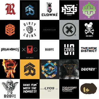 Set 25 local brand size 6x6cm chống nước