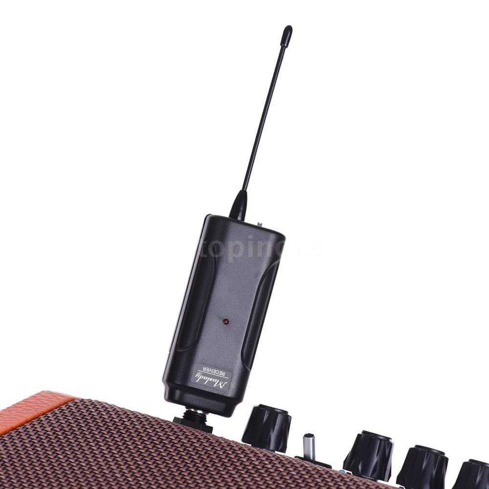 Bộ truyền nhận tín hiệu UHF không dây trong bán kính 60m cho đàn guitar điện