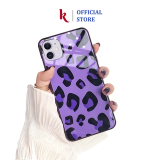 Ốp lưng iphone kính cao cấp bò sữa Tím cute case 14plus 14 pro max 13 12 promax 11 mini 6 6s 7 8 plus x xr xs Se