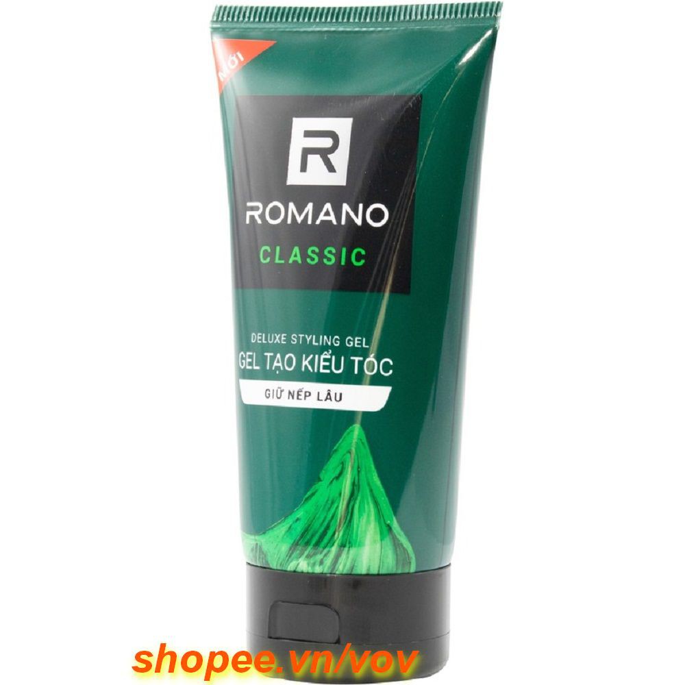 Gel vuốt tóc Romano Classic giữ nếp lâu mềm tóc 150g-Mẫu mới 100% chính hãng, vov cung cấp và bảo trợ