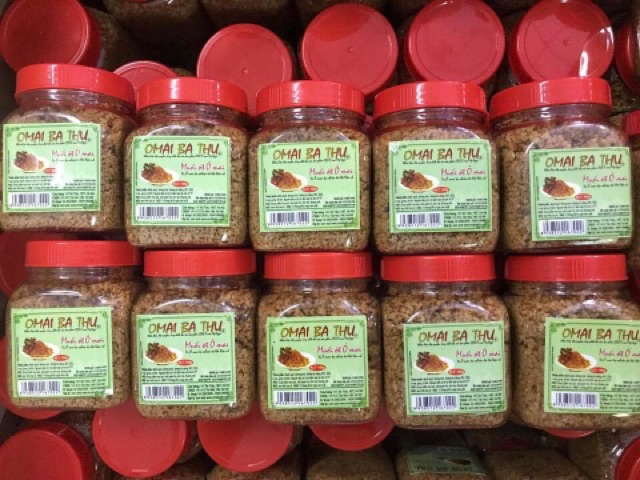 Muối omai BA THU - Hũ 150gr - Tiết kiệm 50% so với hũ 100gr - Đặc Sản Hà Nội - Muối xí muội chấm trái cây