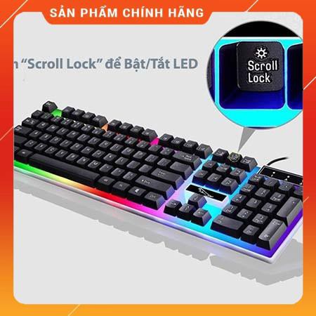 Bộ bàn phím chuột giả cơ chuyên Game Led 7 màu dailyphukien