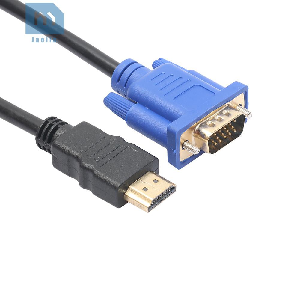 Cáp chuyển đổi đầu HDMI sang đầu VGA HD 15pin 1080P chuyên dụng