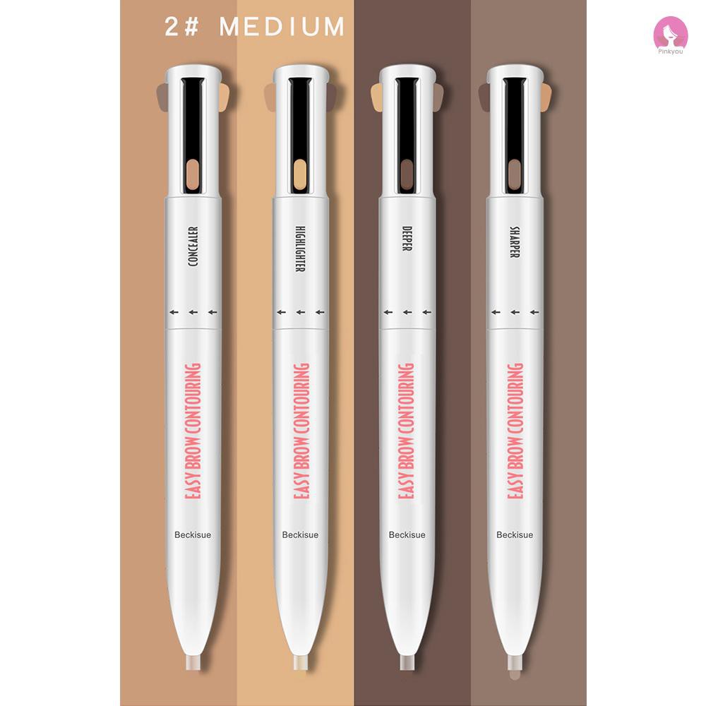 [Hàng mới về] Bút Kẻ Lông Mày 4 Trong 1 Chống Thấm Nước Trang Điểm Bắt Sáng Tự Nhiên | BigBuy360 - bigbuy360.vn