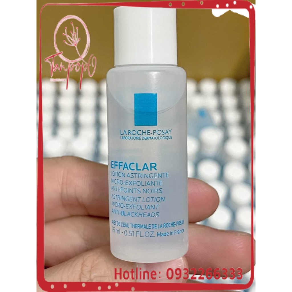 [Mini] Nước cân bằng La Roche-Posay giúp làm dịu và bảo vệ da dầu mụn Effaclar Astringent Lotion 15ml