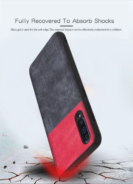 Ốp lưng Samsung Galaxy A50 / A50s / A30s / A70  dùng chung chống sốc vân da bò thời trang cao cấp để | BigBuy360 - bigbuy360.vn