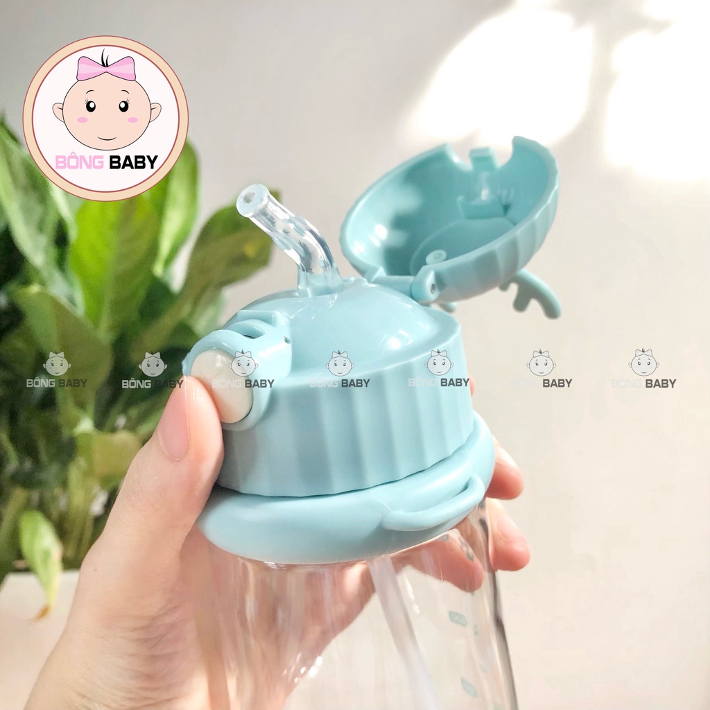 Bình nước Goky Rudy 450ml chính hãng Inochi cho bé - Bình đựng nước cao cấp đạt tiêu chuẩn xuất Nhật an toàn, độ bền cao